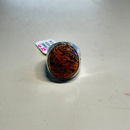 Sterling Silver/ Jasper Statement Ring