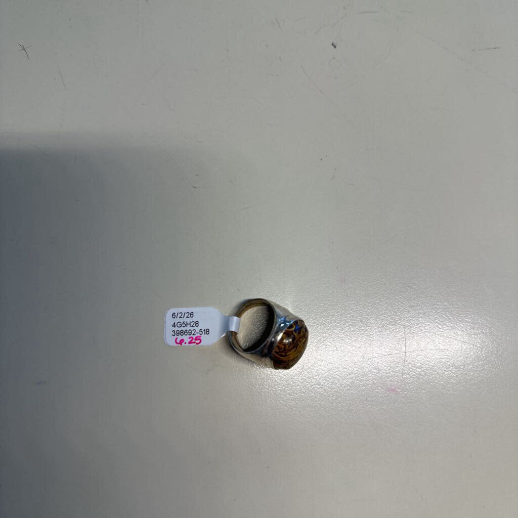 Sterling Silver/ Jasper Statement Ring