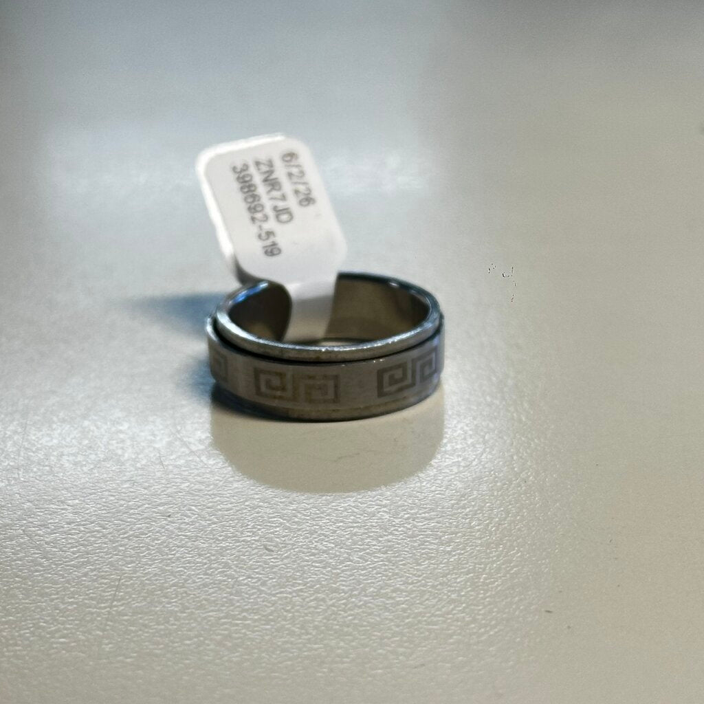 Silver Worry Band Ring