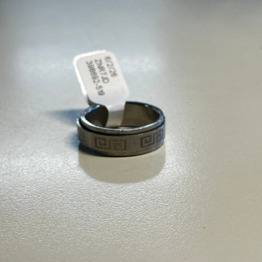Silver Worry Band Ring