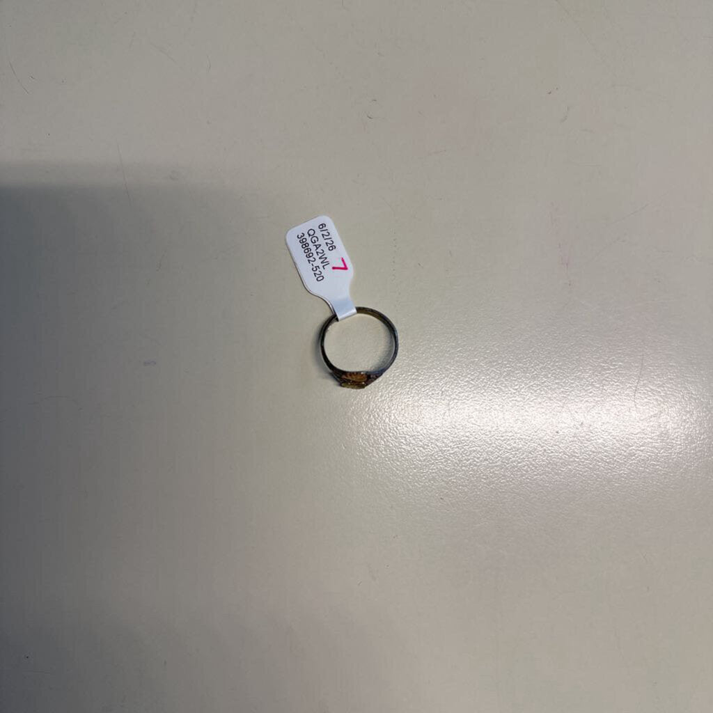 Silver/ Multi Leaf Dainty Ring