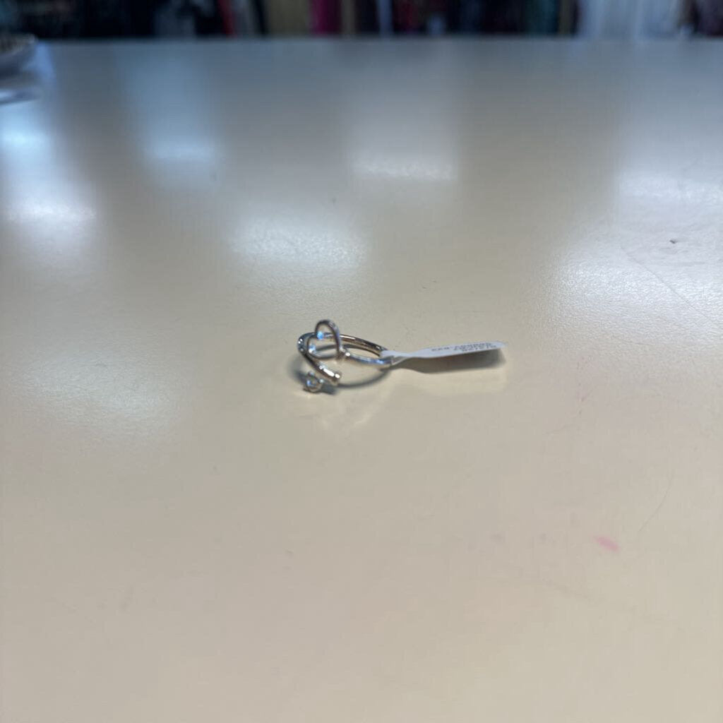 Silver Heart Key Ring