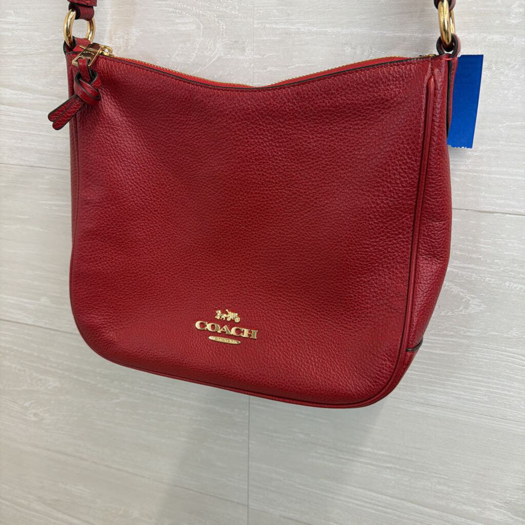 Coach Ellie File Bag Red Crossbody