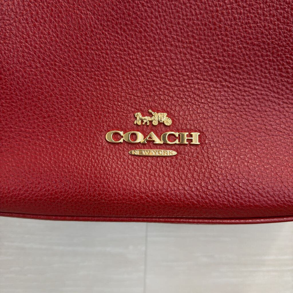 Coach Ellie File Bag Red Crossbody