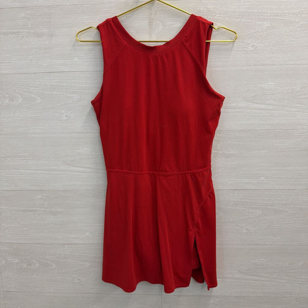 Red Athletic Dress With Shorts Small
