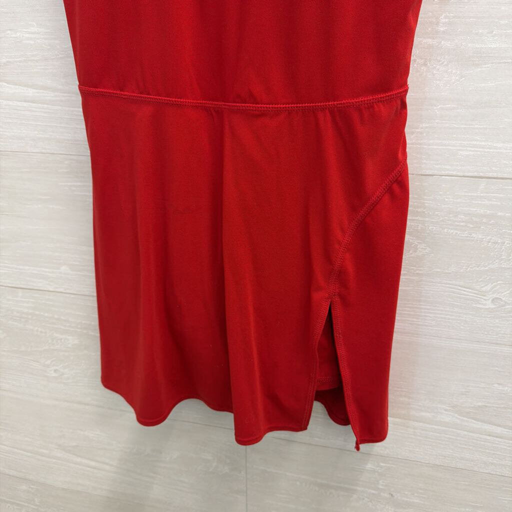 Red Athletic Dress With Shorts Small
