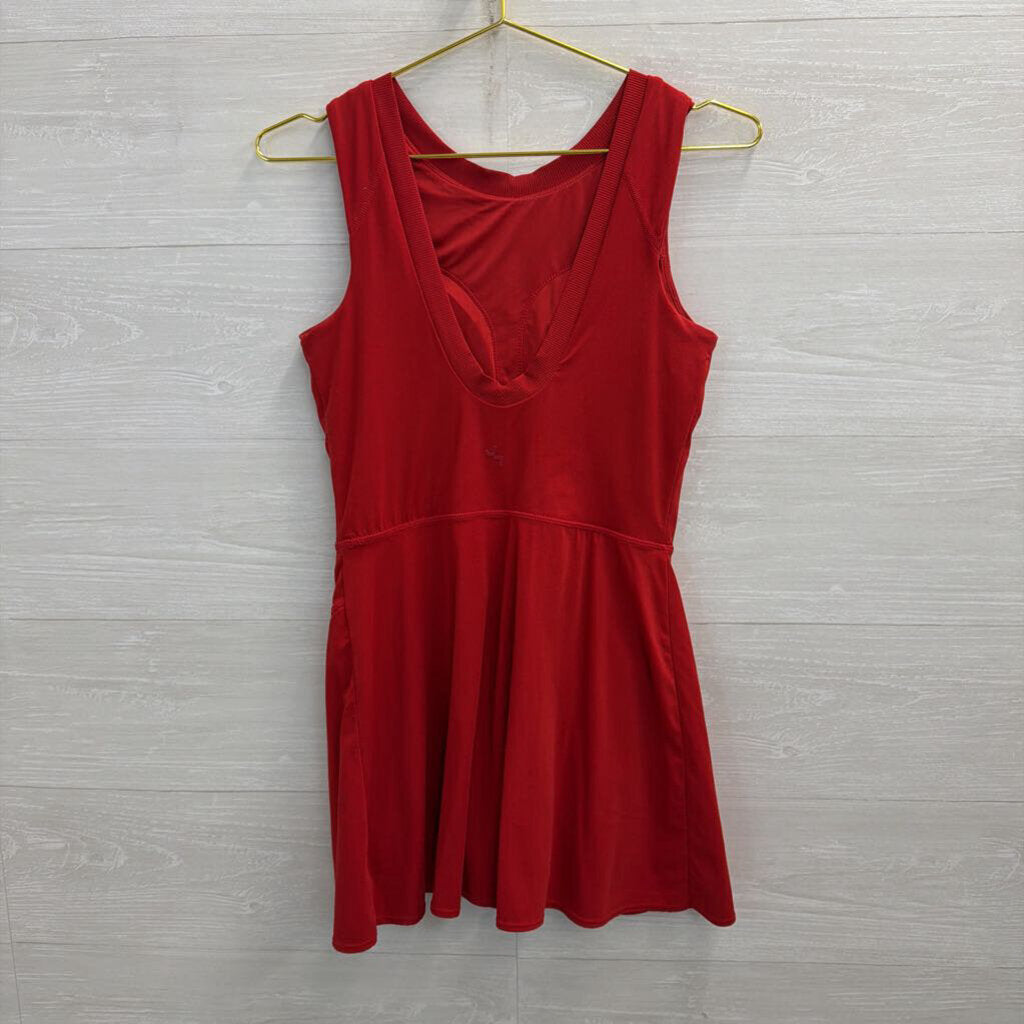 Red Athletic Dress With Shorts Small