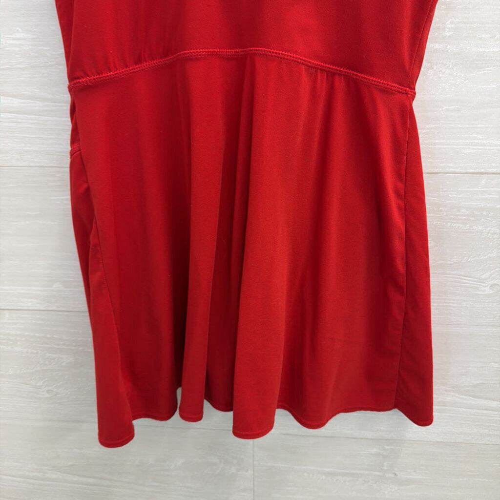 Red Athletic Dress With Shorts Small