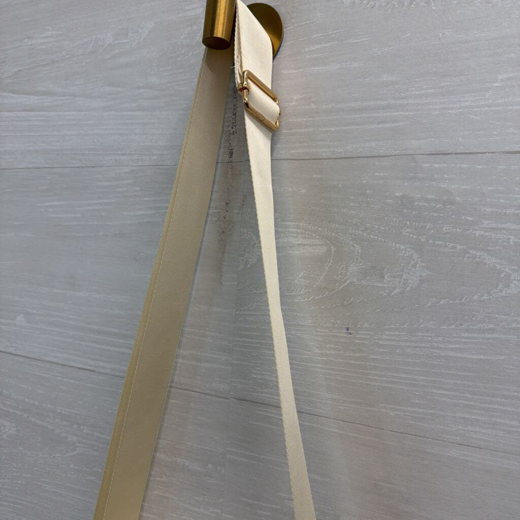 Cream/ Clear Crossbody Purse