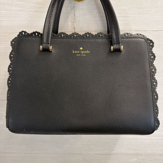 Kate Spade Black Leather Fordham Court Marielle Purse