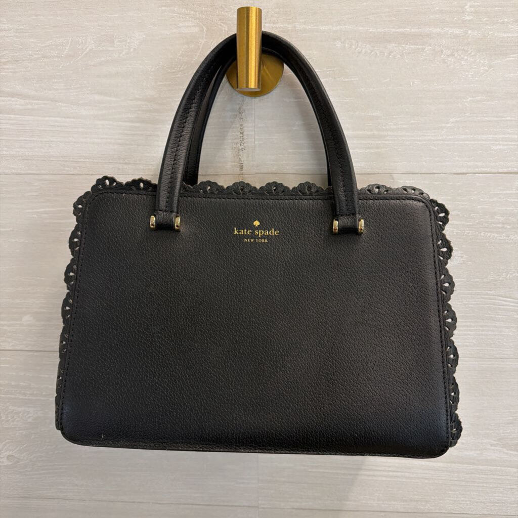 Kate Spade Black Leather Fordham Court Marielle Purse