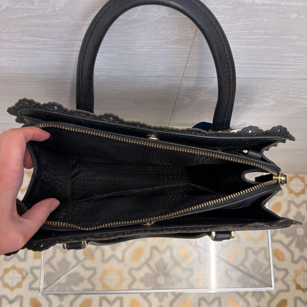 Kate Spade Black Leather Fordham Court Marielle Purse