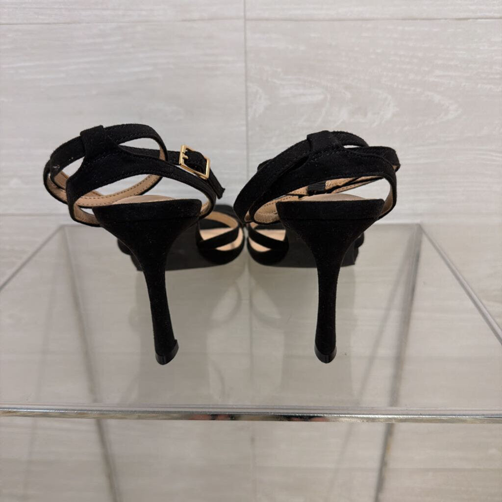 Black Strappy Heels 8