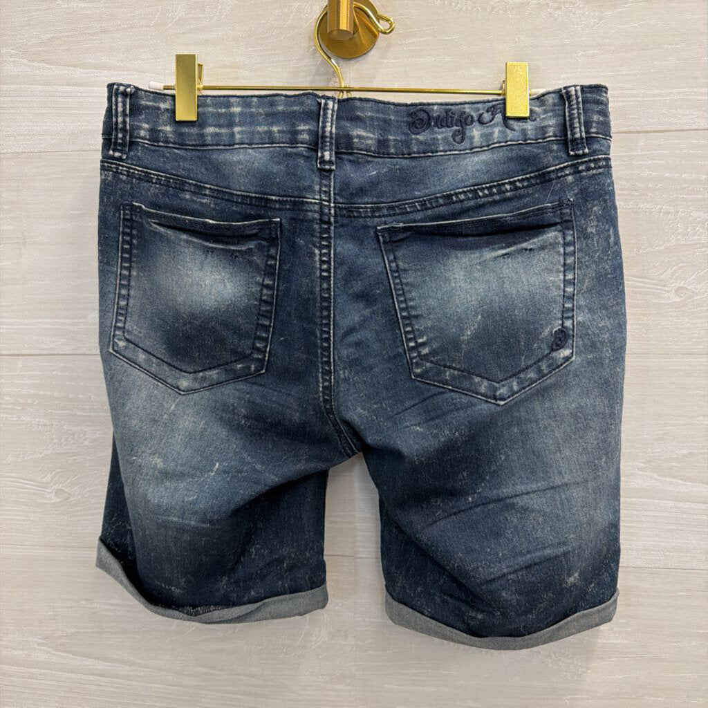 Indigo Rein Dark Wash Denim Shorts 7