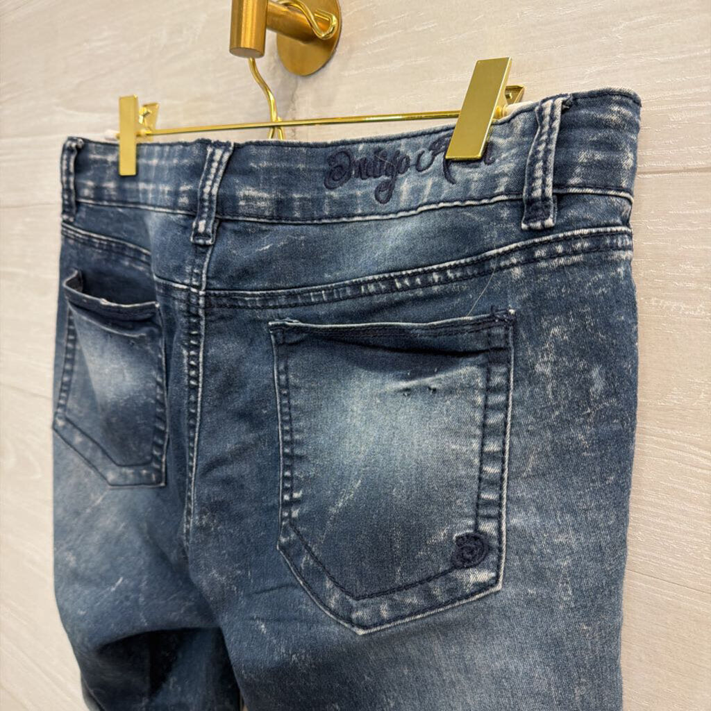 Indigo Rein Dark Wash Denim Shorts 7