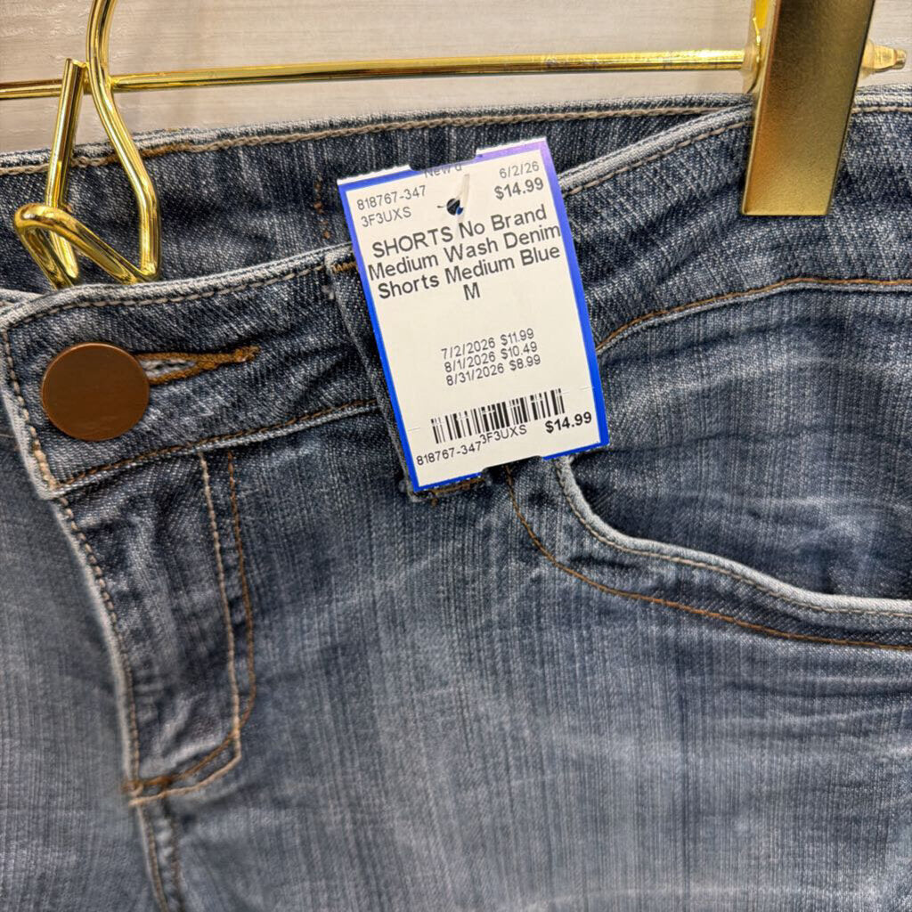 Medium Wash Denim Shorts Medium