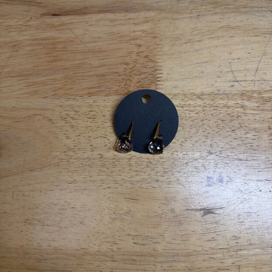 Gold Crystal Drop Earrings