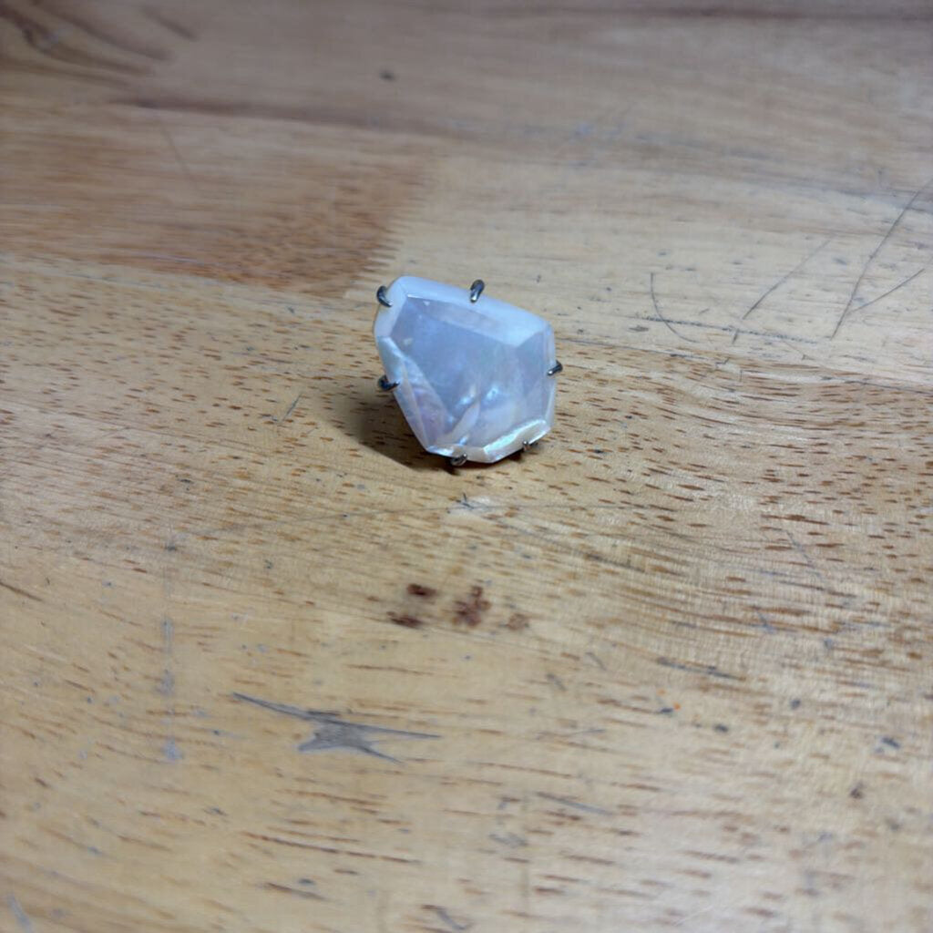 Kendra Scott Mother of Pearl Statement Ring