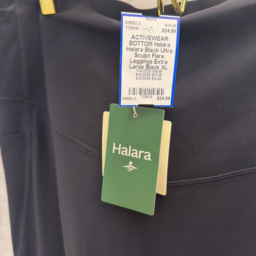 Halara Black Ultra Sculpt Flare Leggings Extra Large