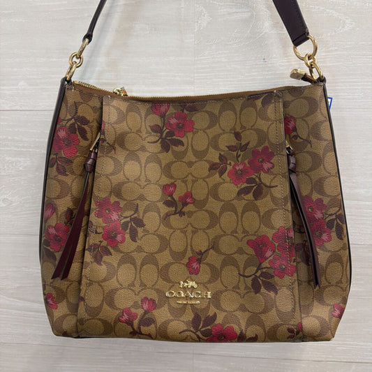 Coach Brown/ Multi Marlon Hobo Purse