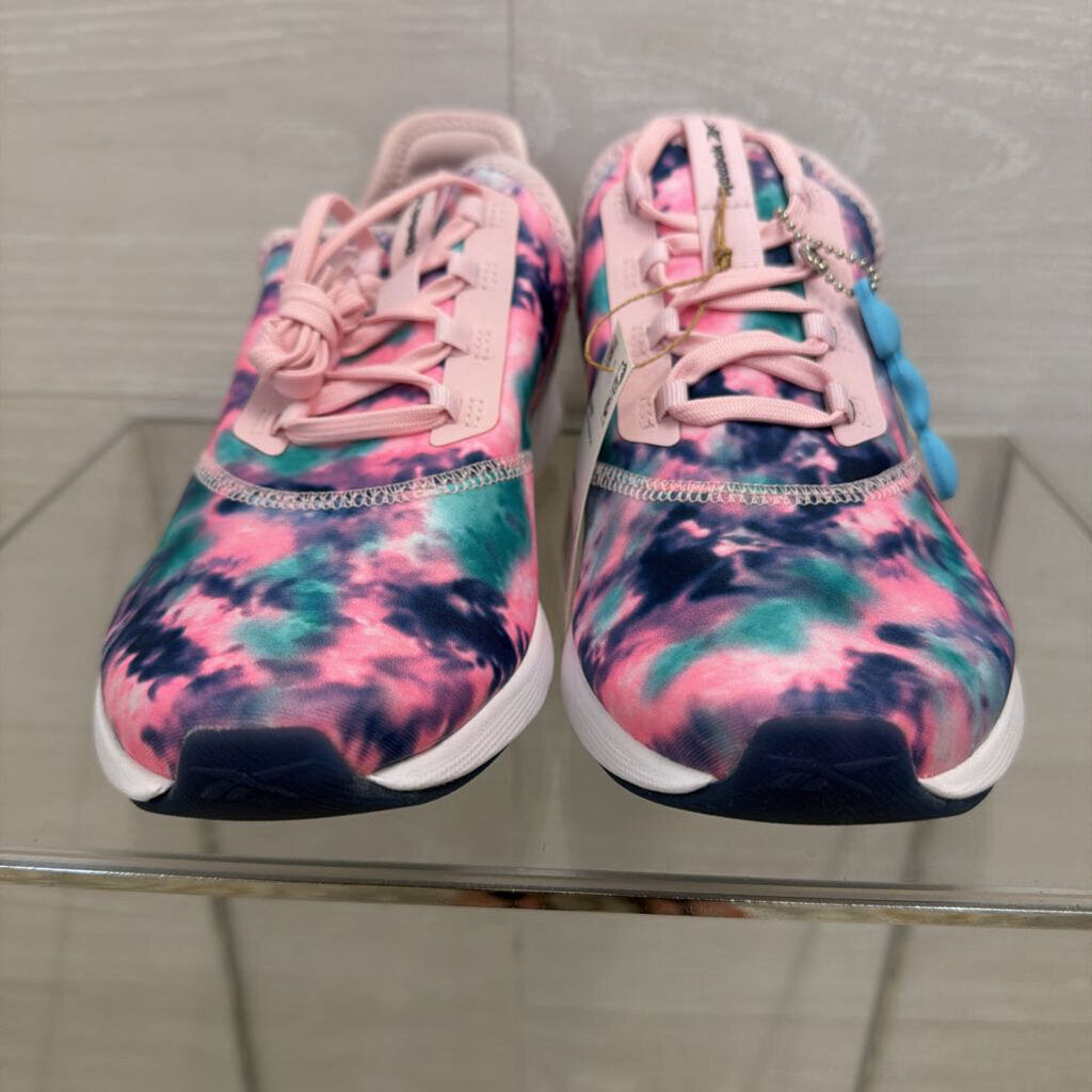 Reebok Pink/ Multi Print Daily Fit DMX Sneakers 10
