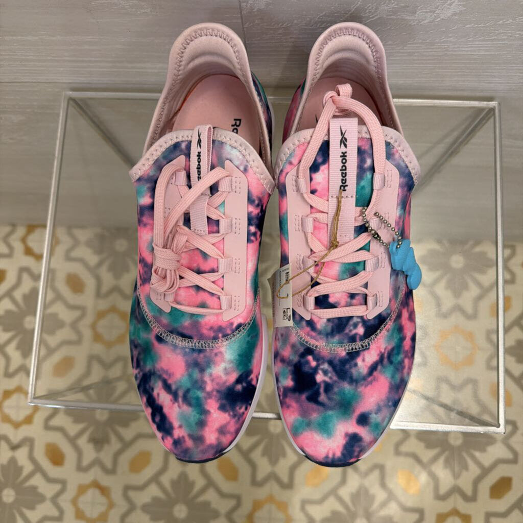 Reebok Pink/ Multi Print Daily Fit DMX Sneakers 10