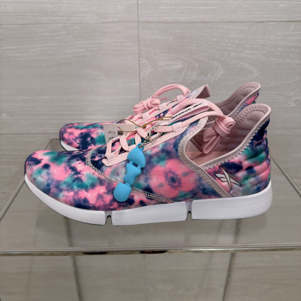 Reebok Pink/ Multi Print Daily Fit DMX Sneakers 10