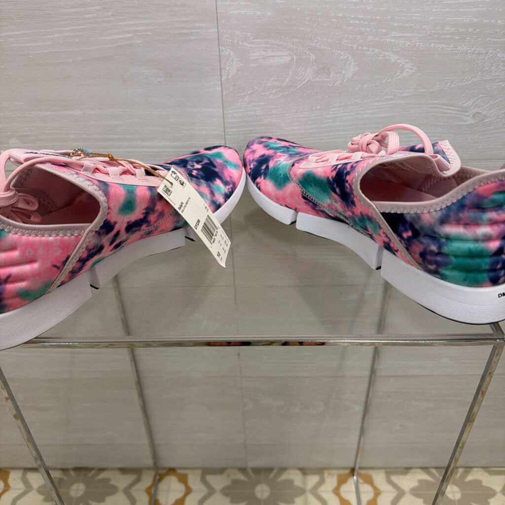 Reebok Pink/ Multi Print Daily Fit DMX Sneakers 10