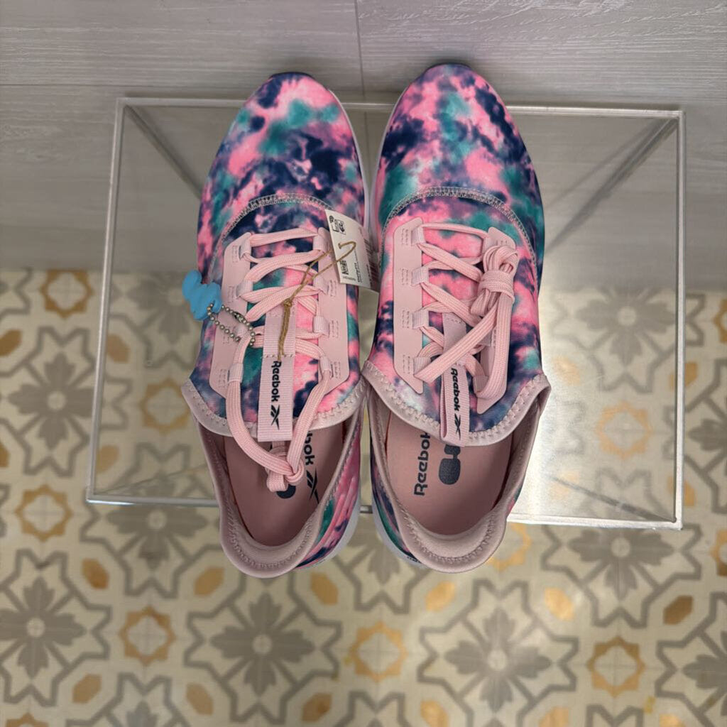 Reebok Pink/ Multi Print Daily Fit DMX Sneakers 10