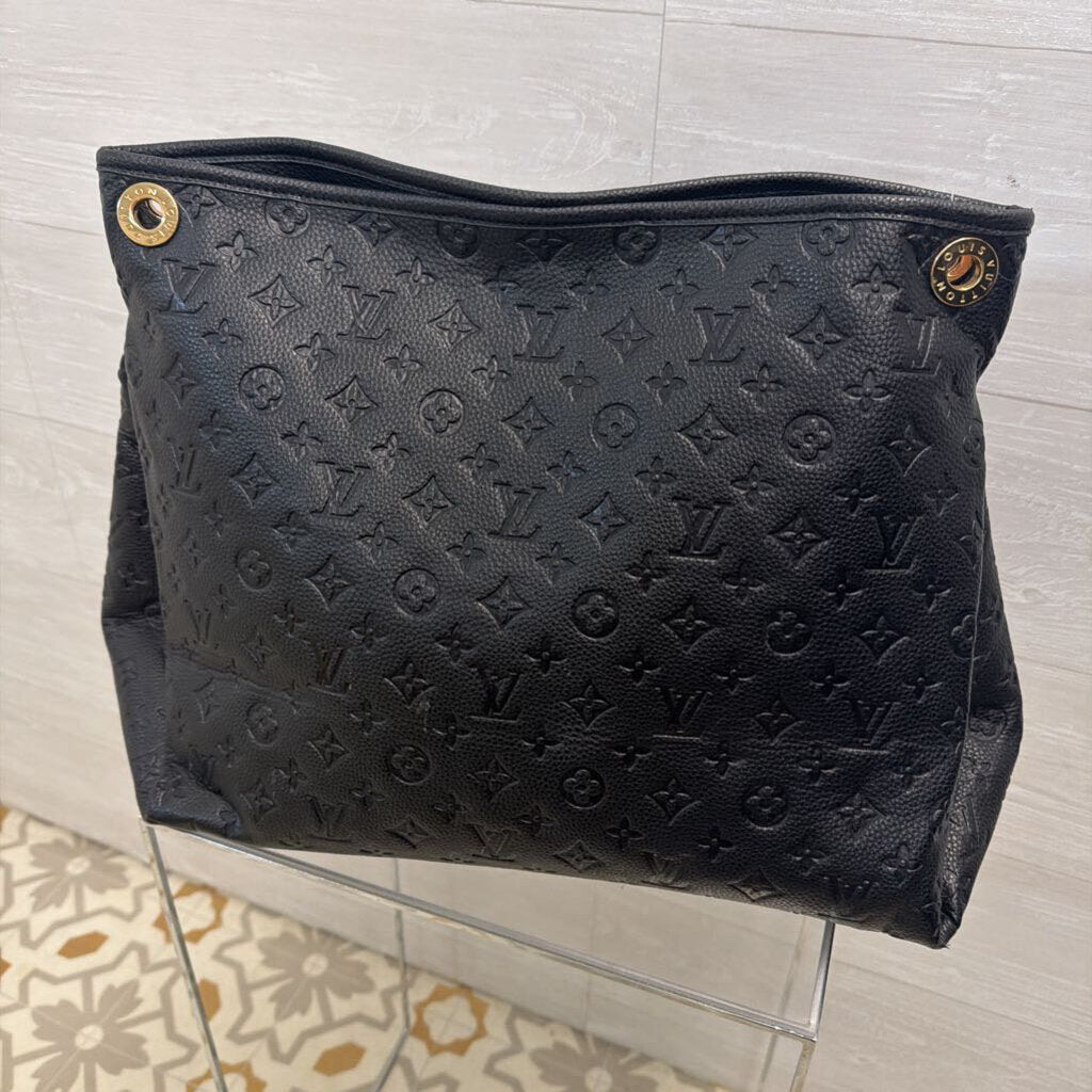 Louis Vuitton Black Monogram Empreinte Leather Artsy MM Purse