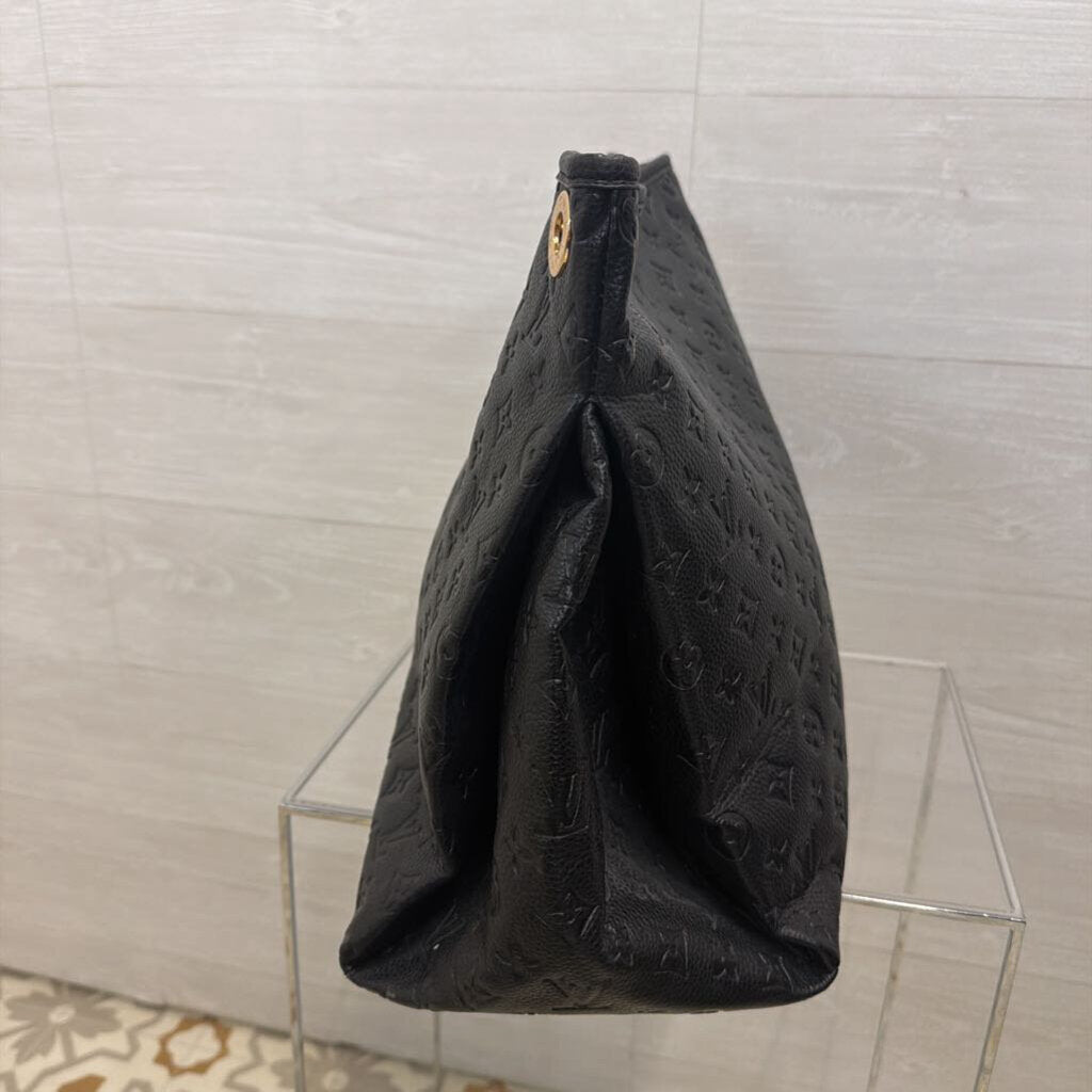 Louis Vuitton Black Monogram Empreinte Leather Artsy MM Purse