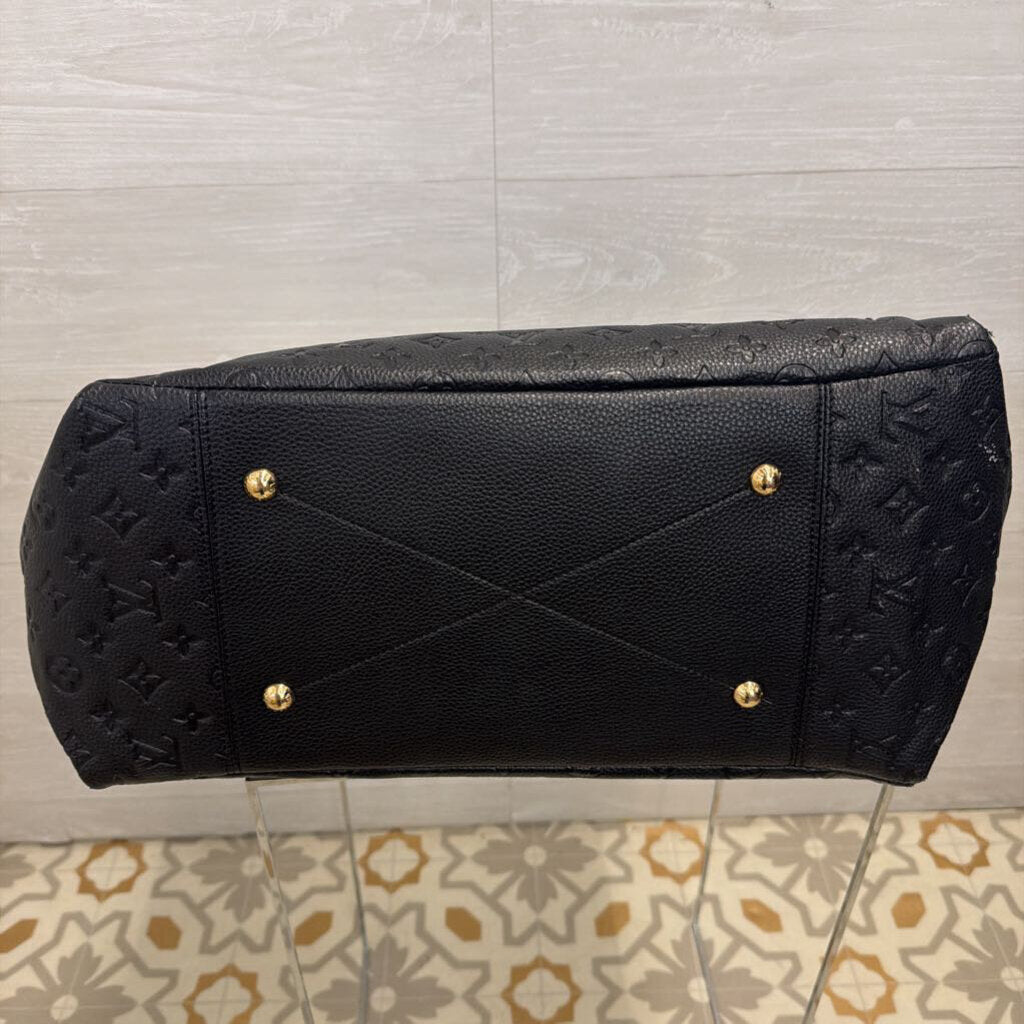Louis Vuitton Black Monogram Empreinte Leather Artsy MM Purse