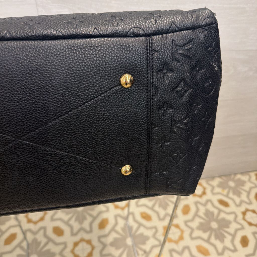 Louis Vuitton Black Monogram Empreinte Leather Artsy MM Purse