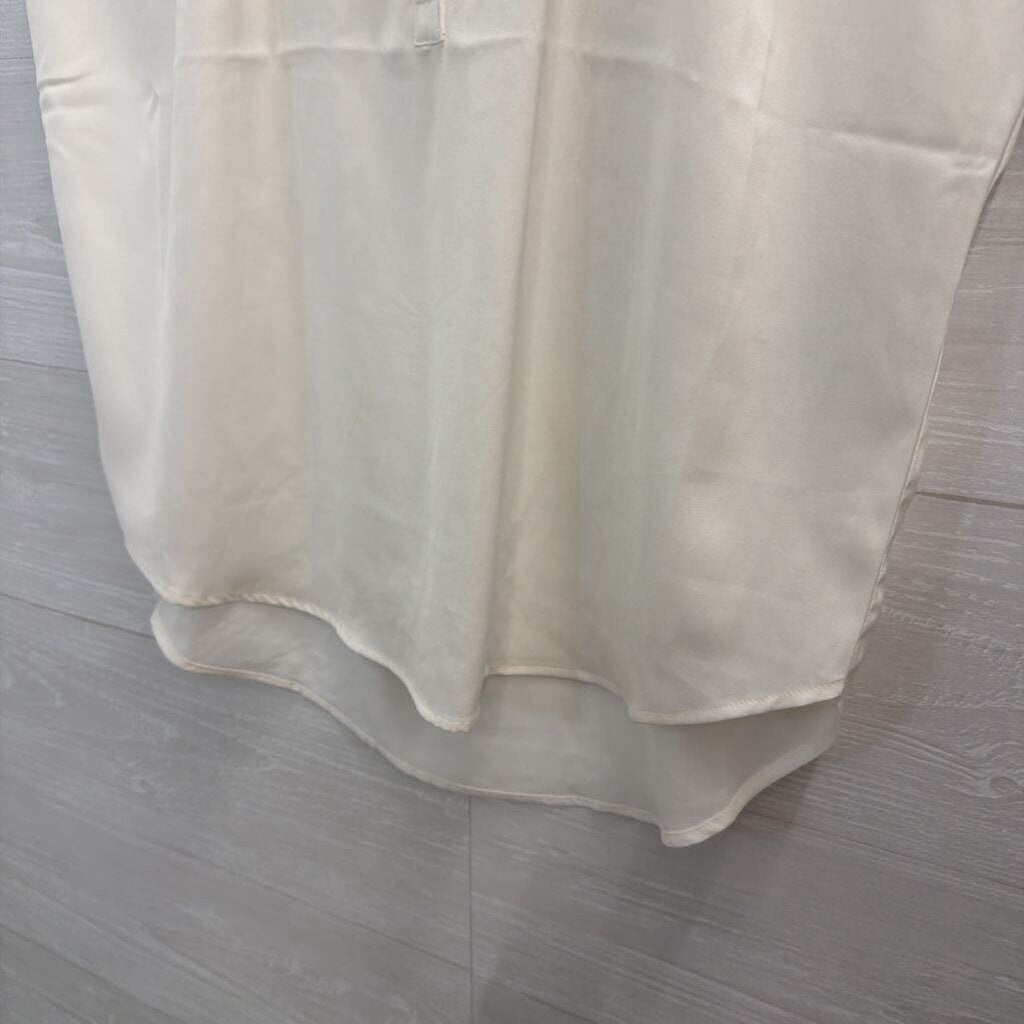 Banana Republic Cream Short Sleeve Top Small