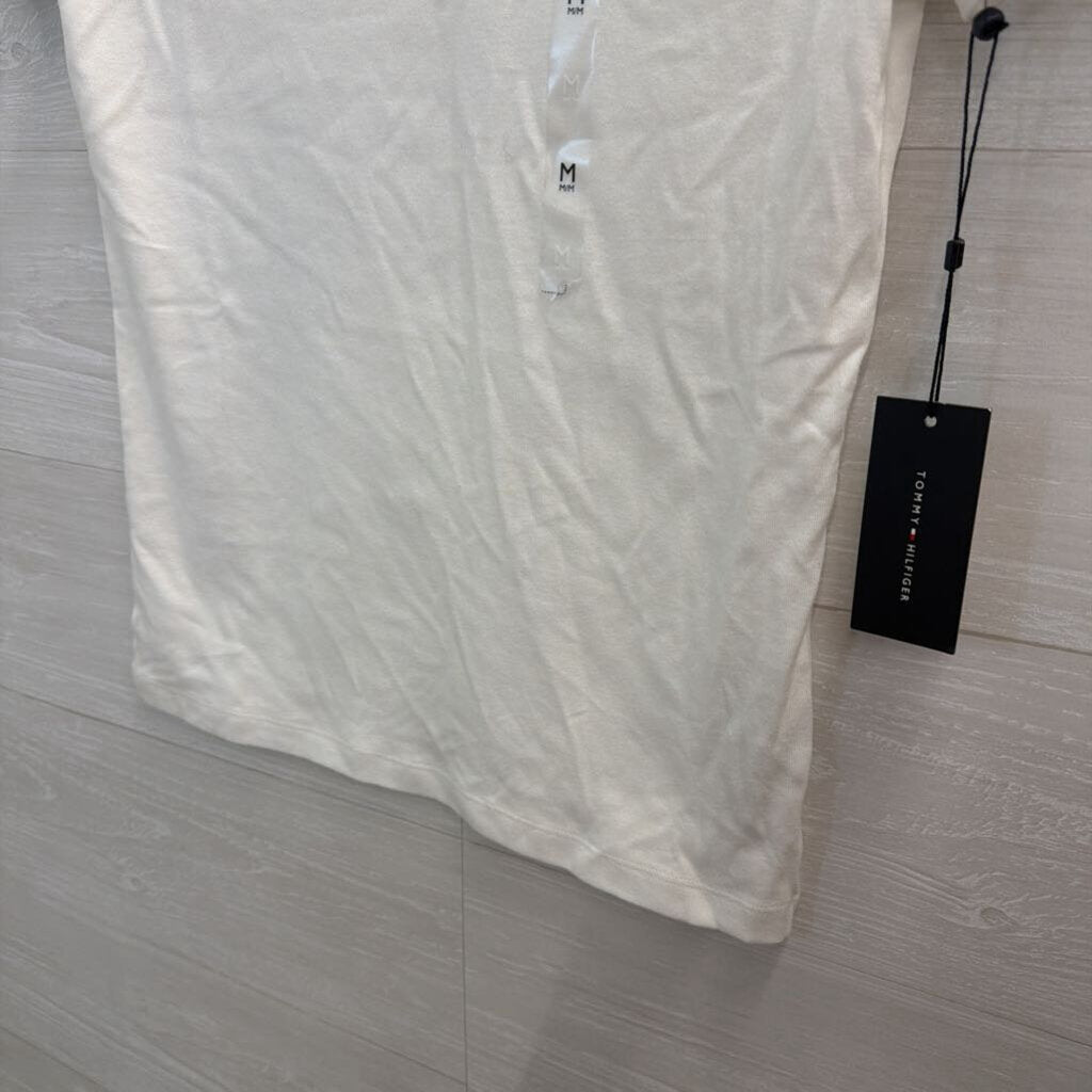 Tommy Hilfiger White Short Sleeve Top Medium