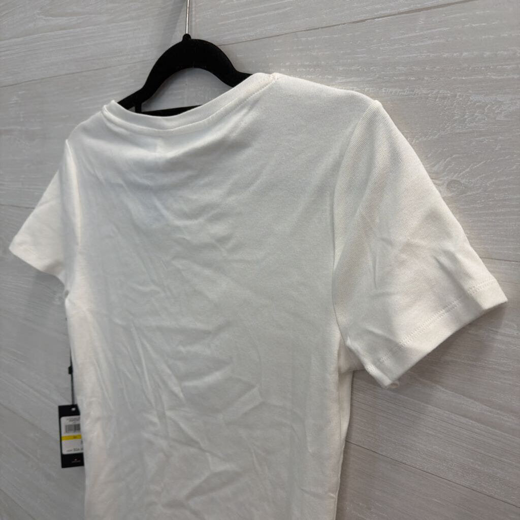 Tommy Hilfiger White Short Sleeve Top Medium