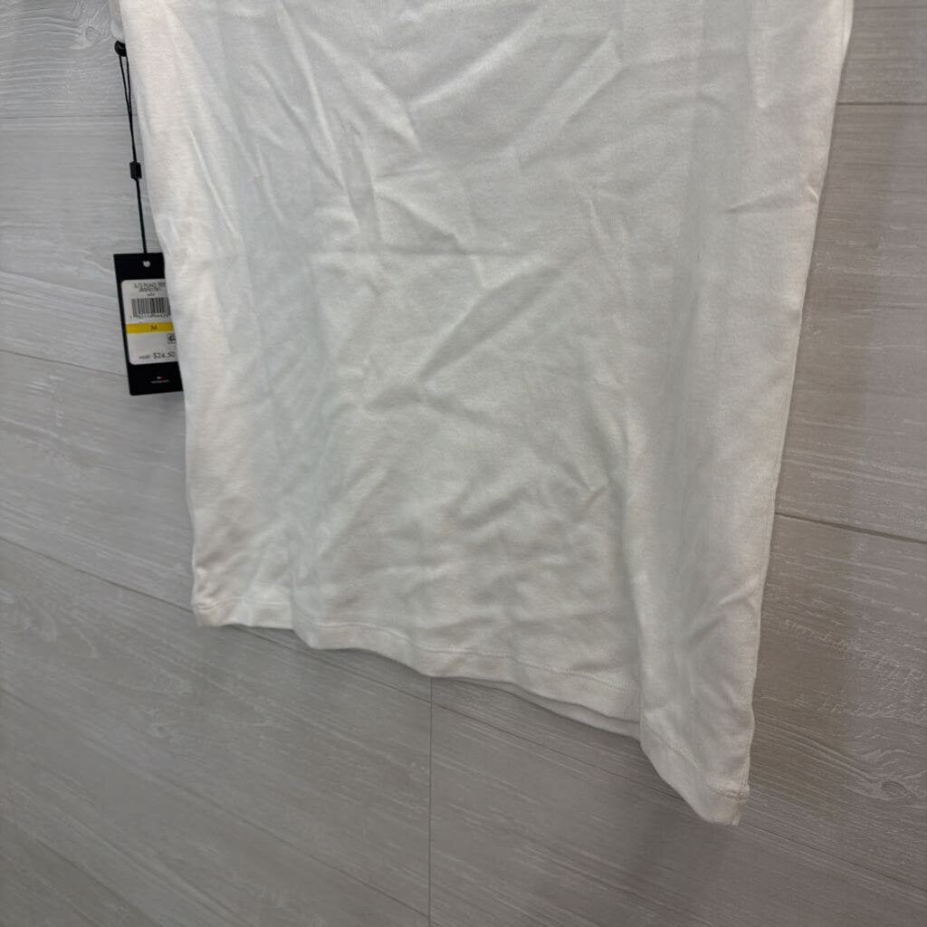 Tommy Hilfiger White Short Sleeve Top Medium