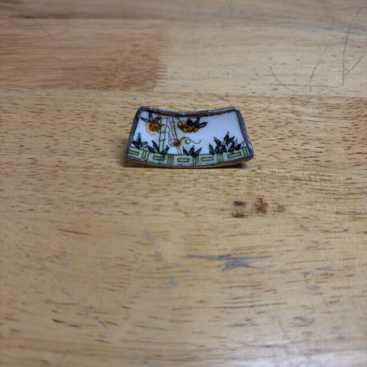 White/ Multi Print Pin