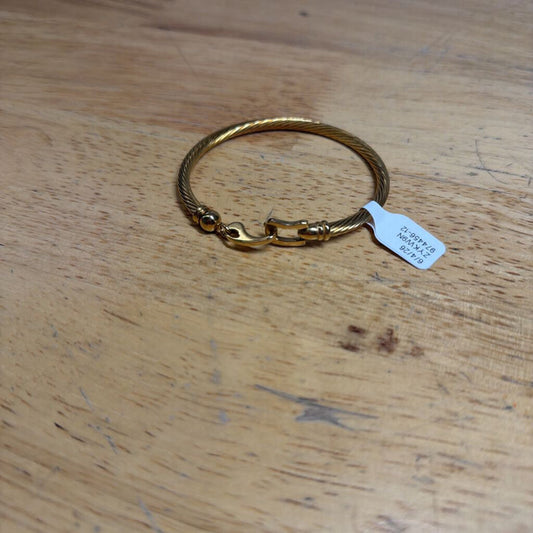 Gold Hook Closure Bracelet