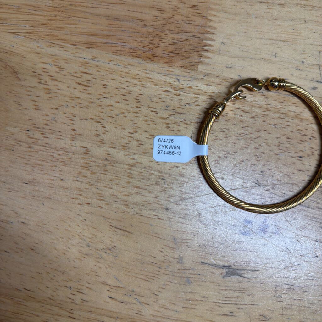 Gold Hook Closure Bracelet