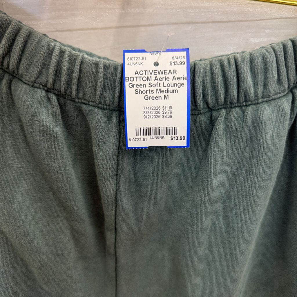 Aerie Green Soft Lounge Shorts Medium