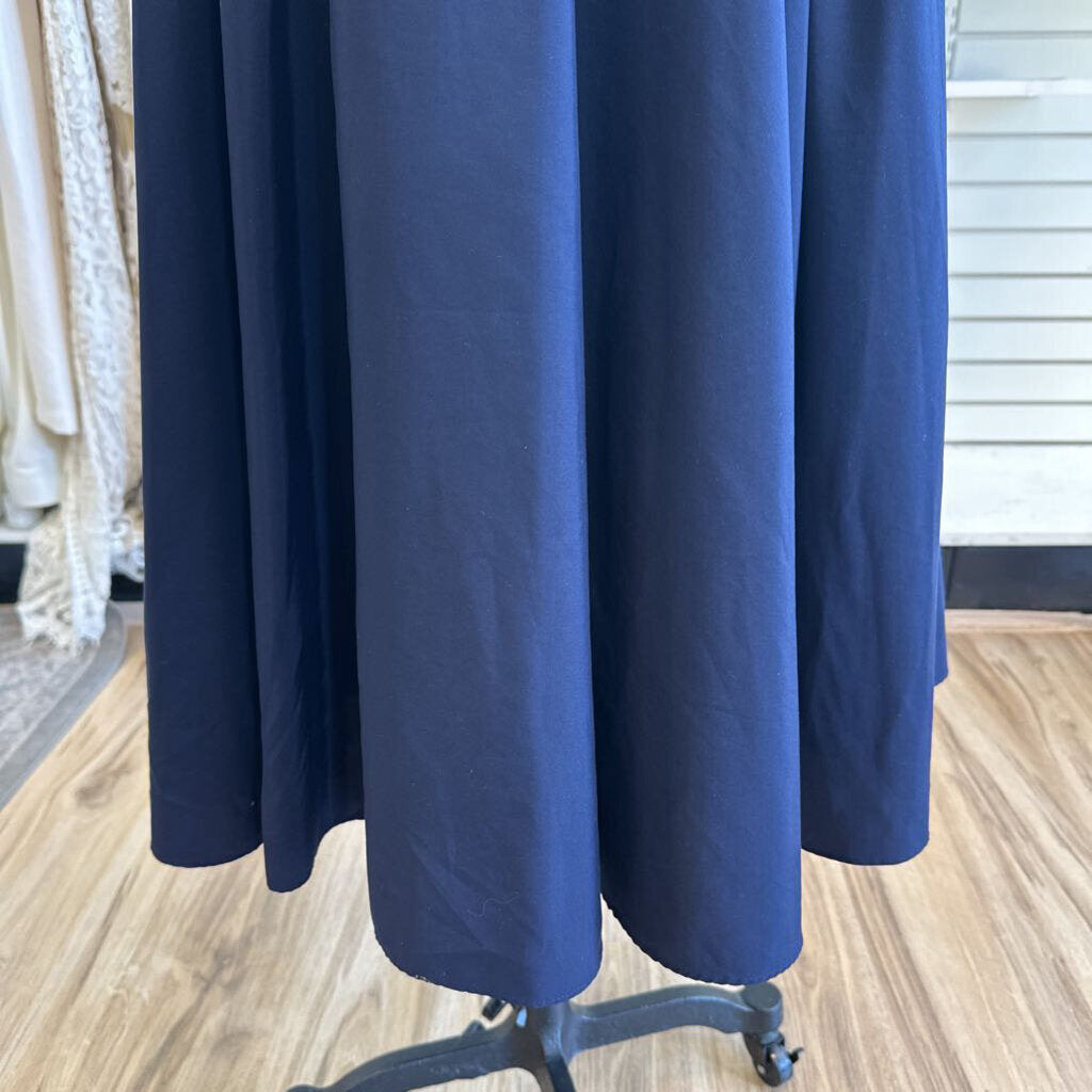Jessica Howard Navy Long Sleeve Formal Dress 16