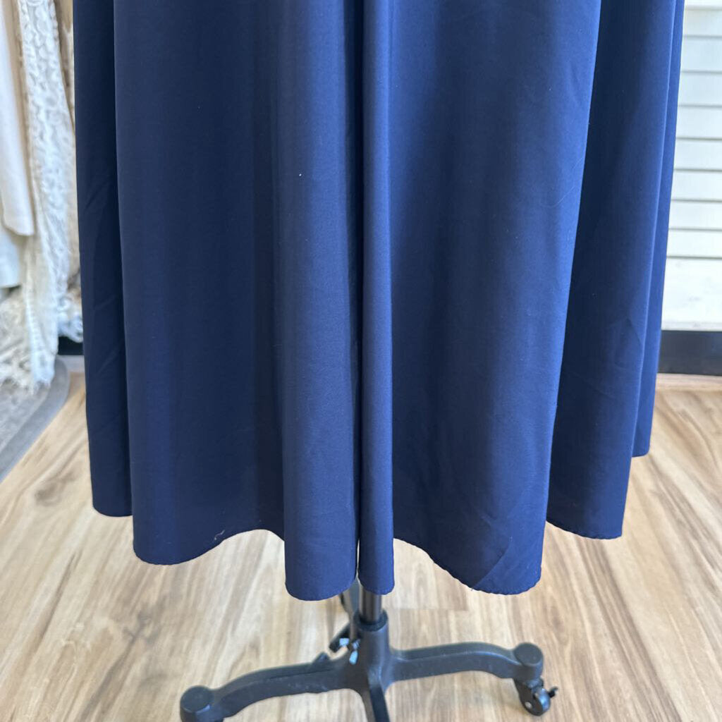Jessica Howard Navy Long Sleeve Formal Dress 16