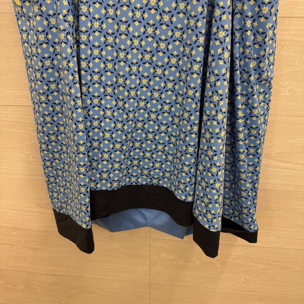 Blue Print Athletic Dress With Shorts 3X