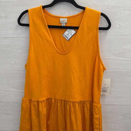 Yellow Sleeveless Maxi Dress Extra Large Extra Large