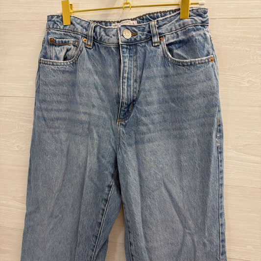 Garage Denim Light Wash Wide Leg Jeans 6