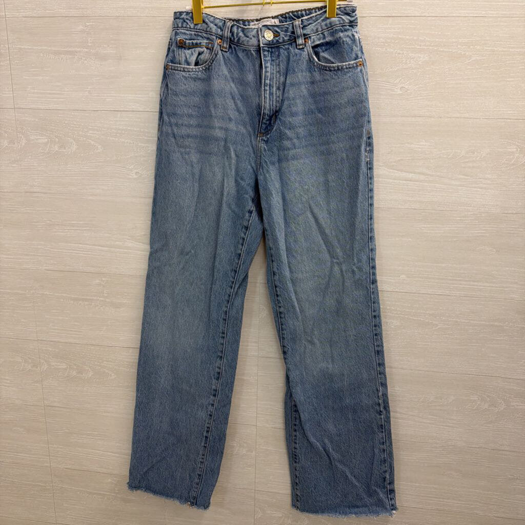 Garage Denim Light Wash Wide Leg Jeans 6