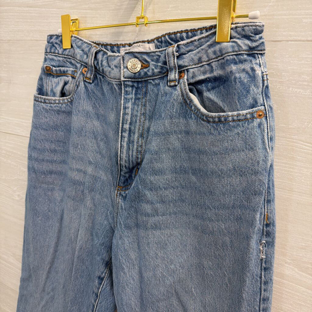 Garage Denim Light Wash Wide Leg Jeans 6
