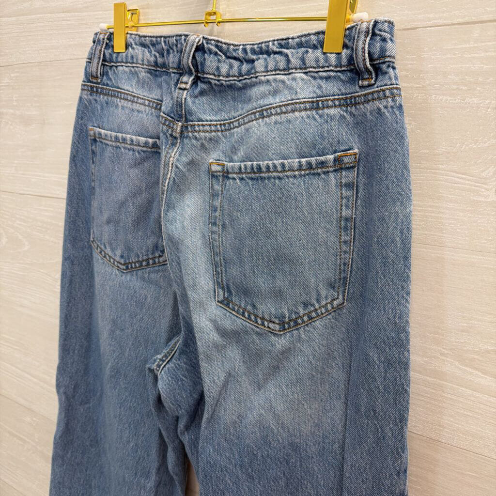 Garage Denim Light Wash Wide Leg Jeans 6