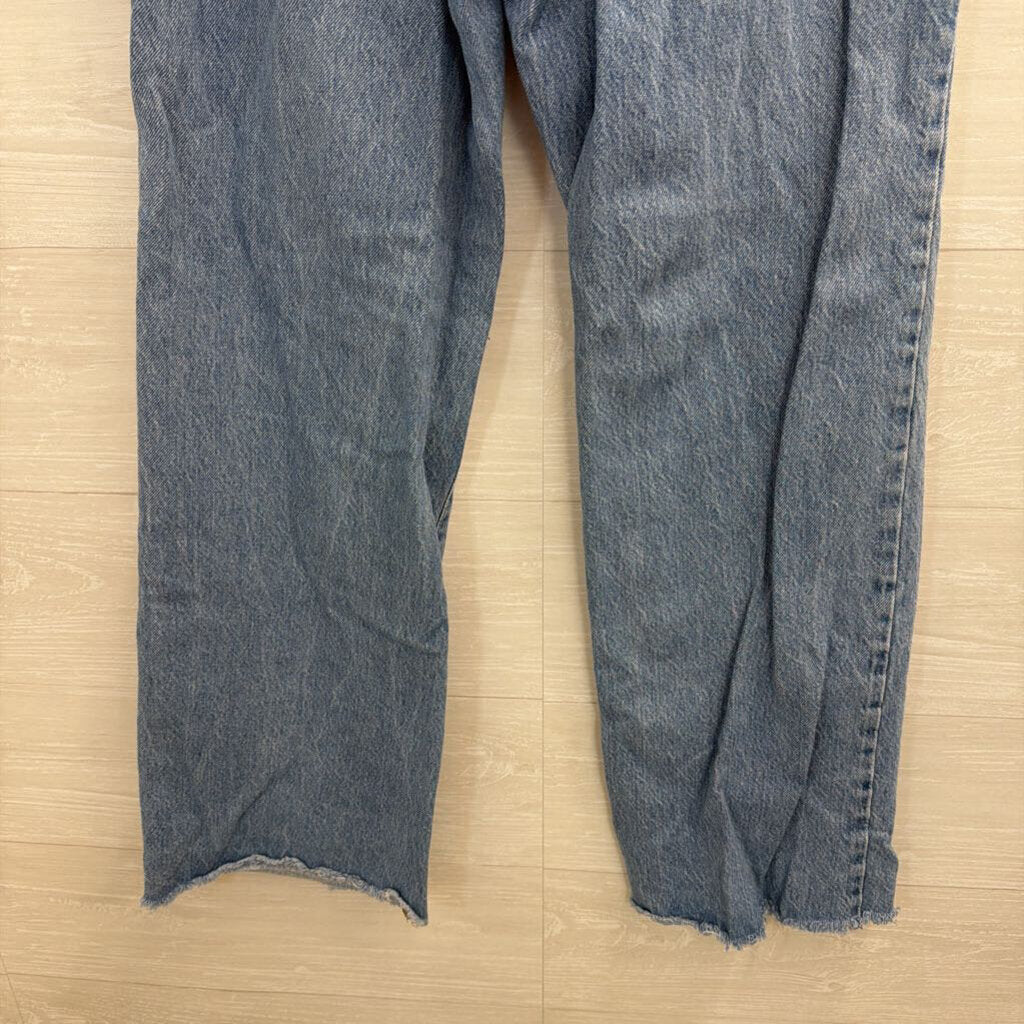 Garage Denim Light Wash Wide Leg Jeans 6
